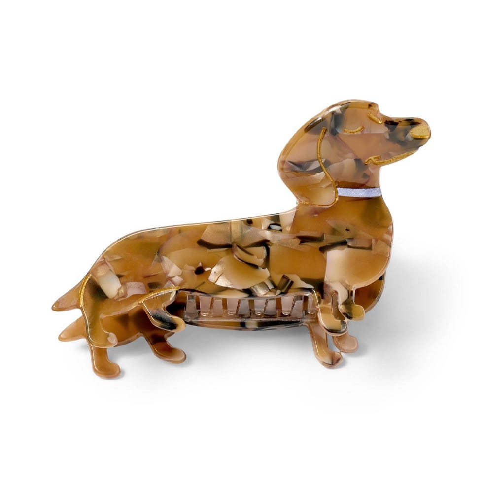 Hair clip with dachshund claws made of acrylic