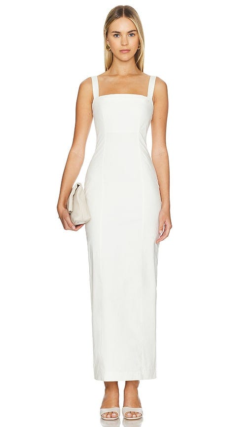 L'Academie by Marianna Renia Maxi Dress in Ivory