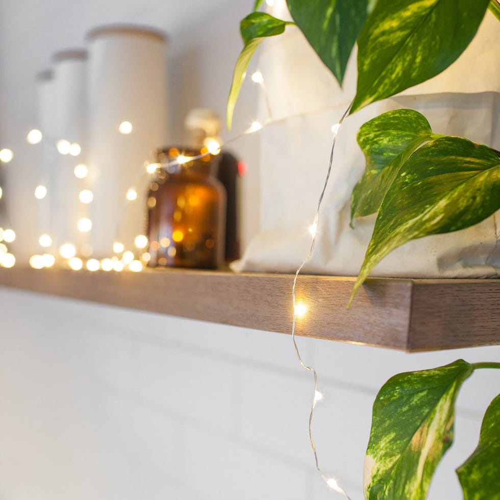 200 Warm White LED Micro Fairy Lights 