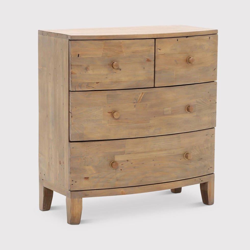 Lewes Reclaimed Wood 4 Drawer Chest