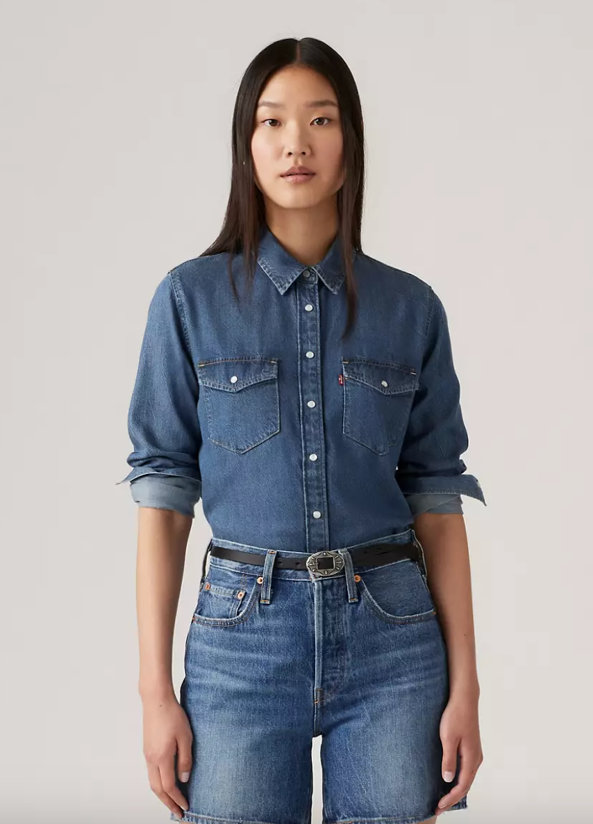 Iconic Western Denim Shirt 