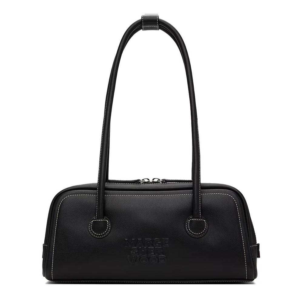 Black Soft Baguette Bag