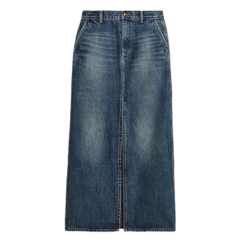 × Alexa Chung Denim Maxi Skirt