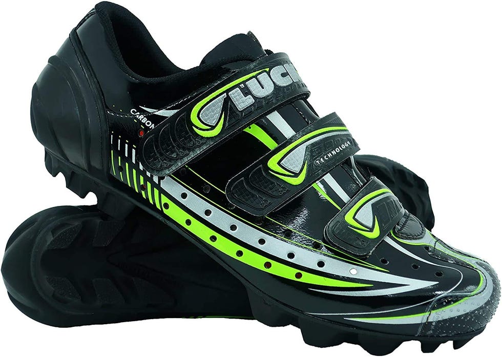 Zapatilla de ciclismo con suela de carbono y triple tira para mayor sujección