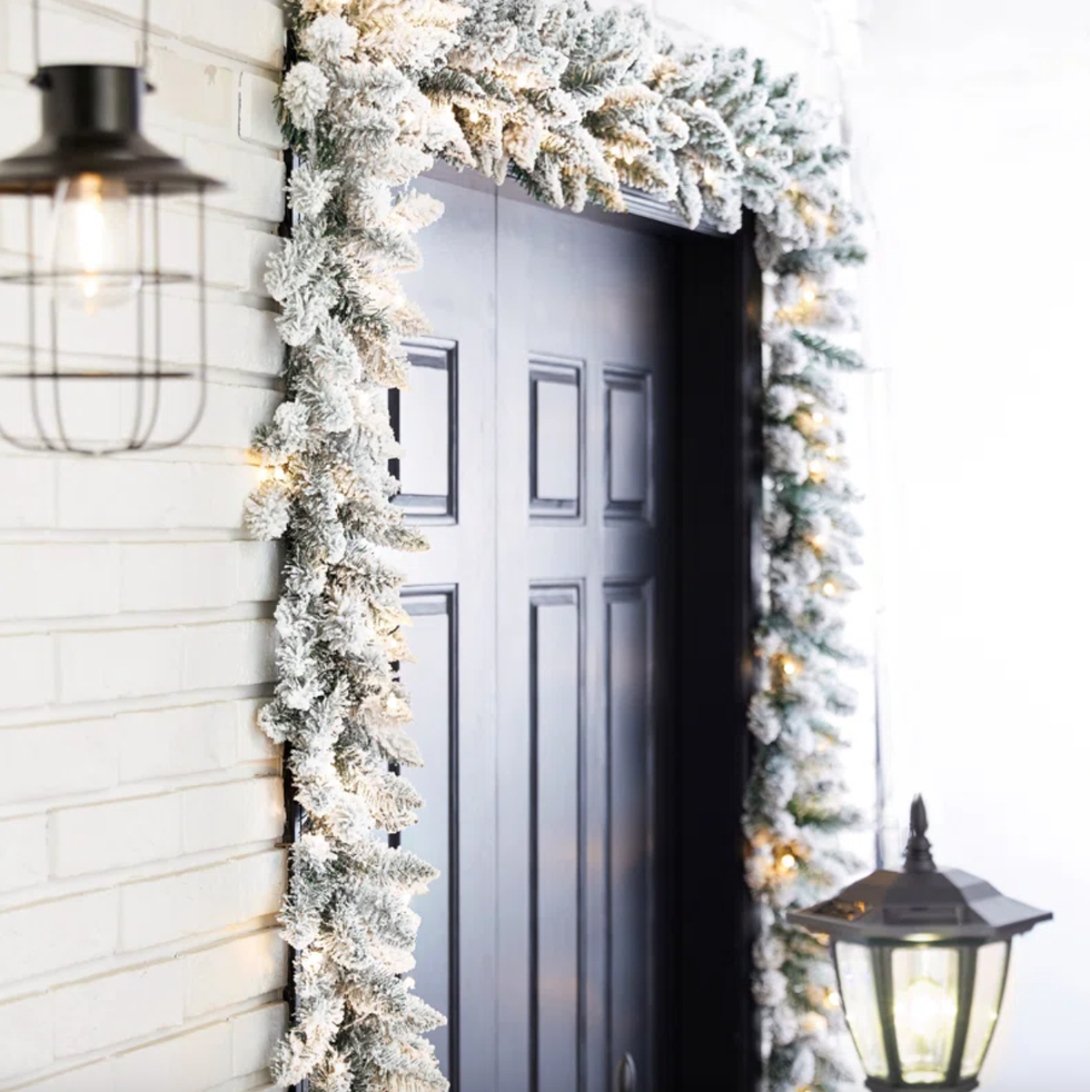 Glittered Christmas Garland 