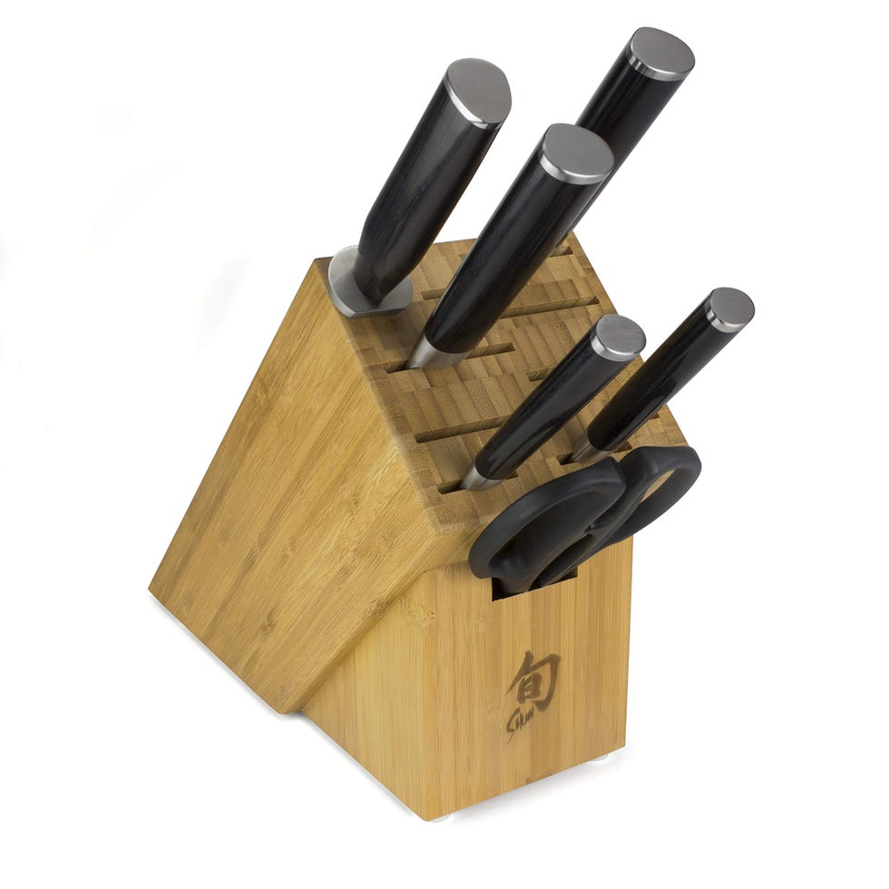 Cutlery 7-Piece Essential Knife Block Set