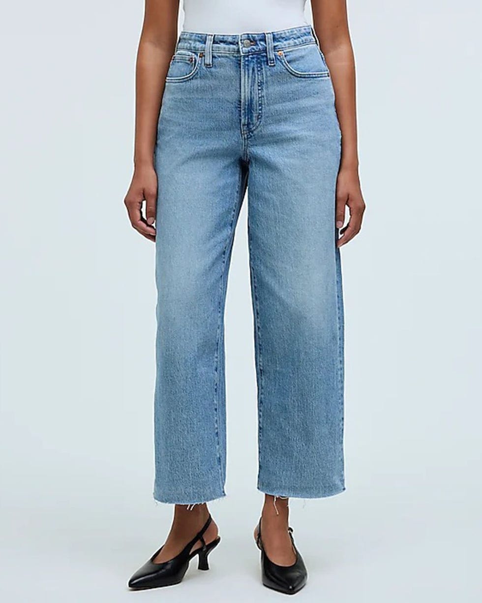 The Curvy Perfect Vintage Wide-Leg Crop Jean