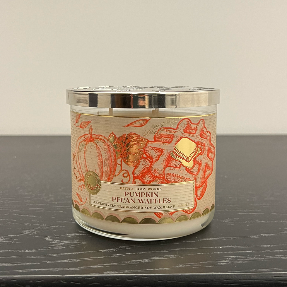 Pumpkin Pecan Waffles 3-Wick Candle