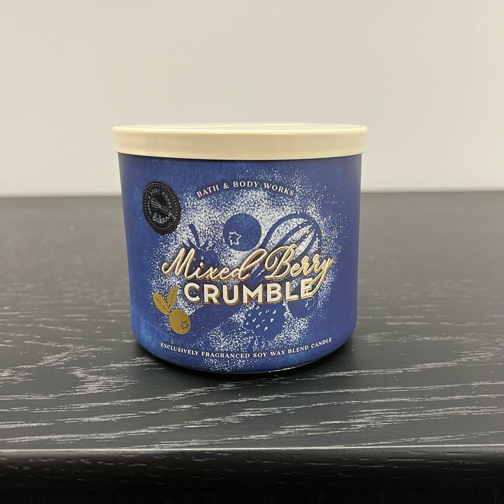 Mixed Berry Crumble 3-Wick Candle