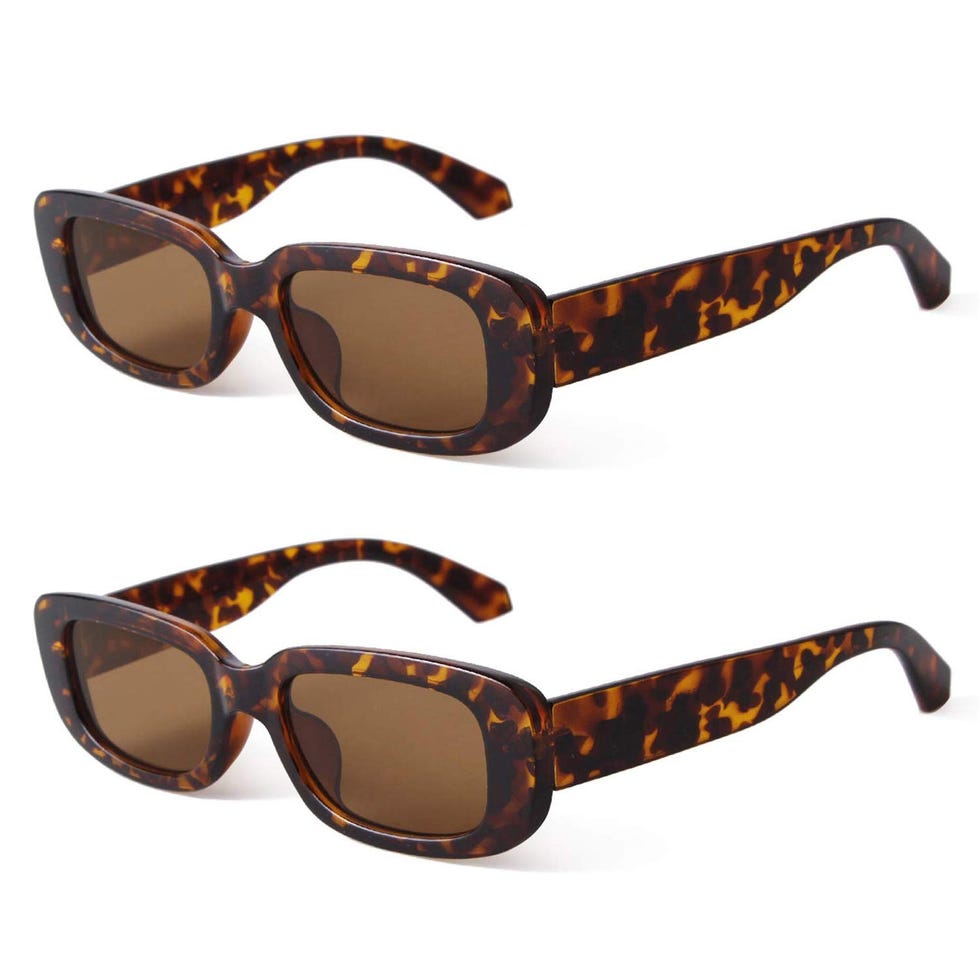 Retro Rectangular Sunglasses for Women