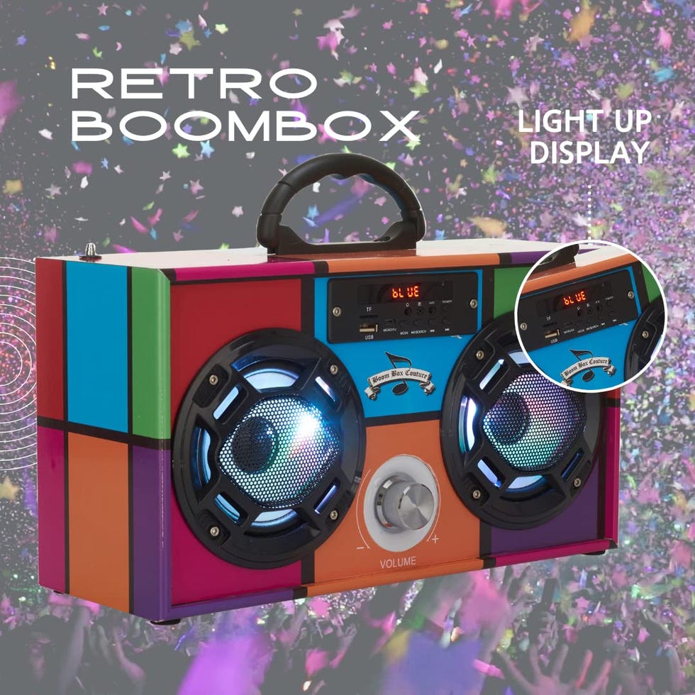 Mini Boombox With LED Speakers
