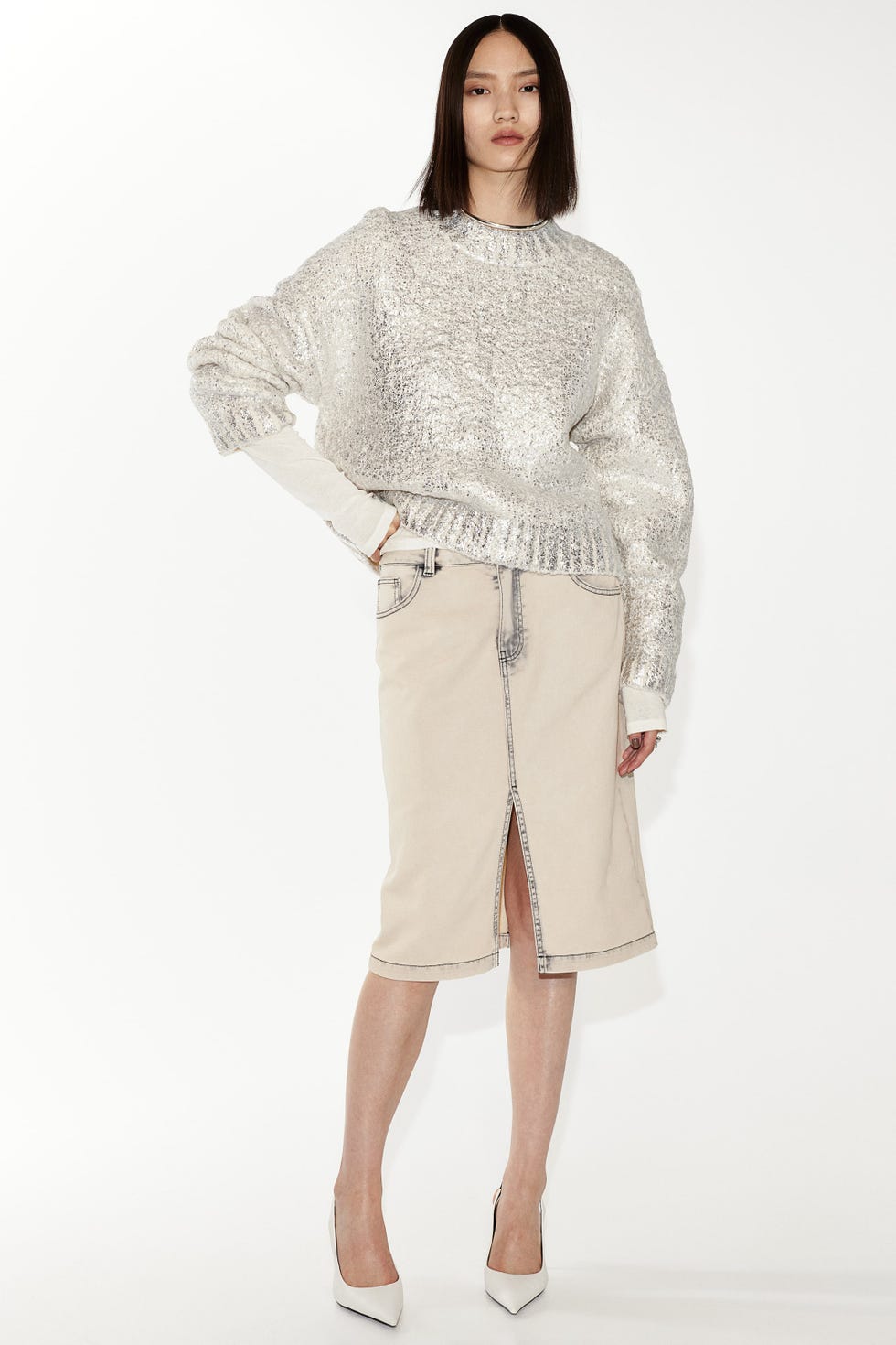 Textured jumper