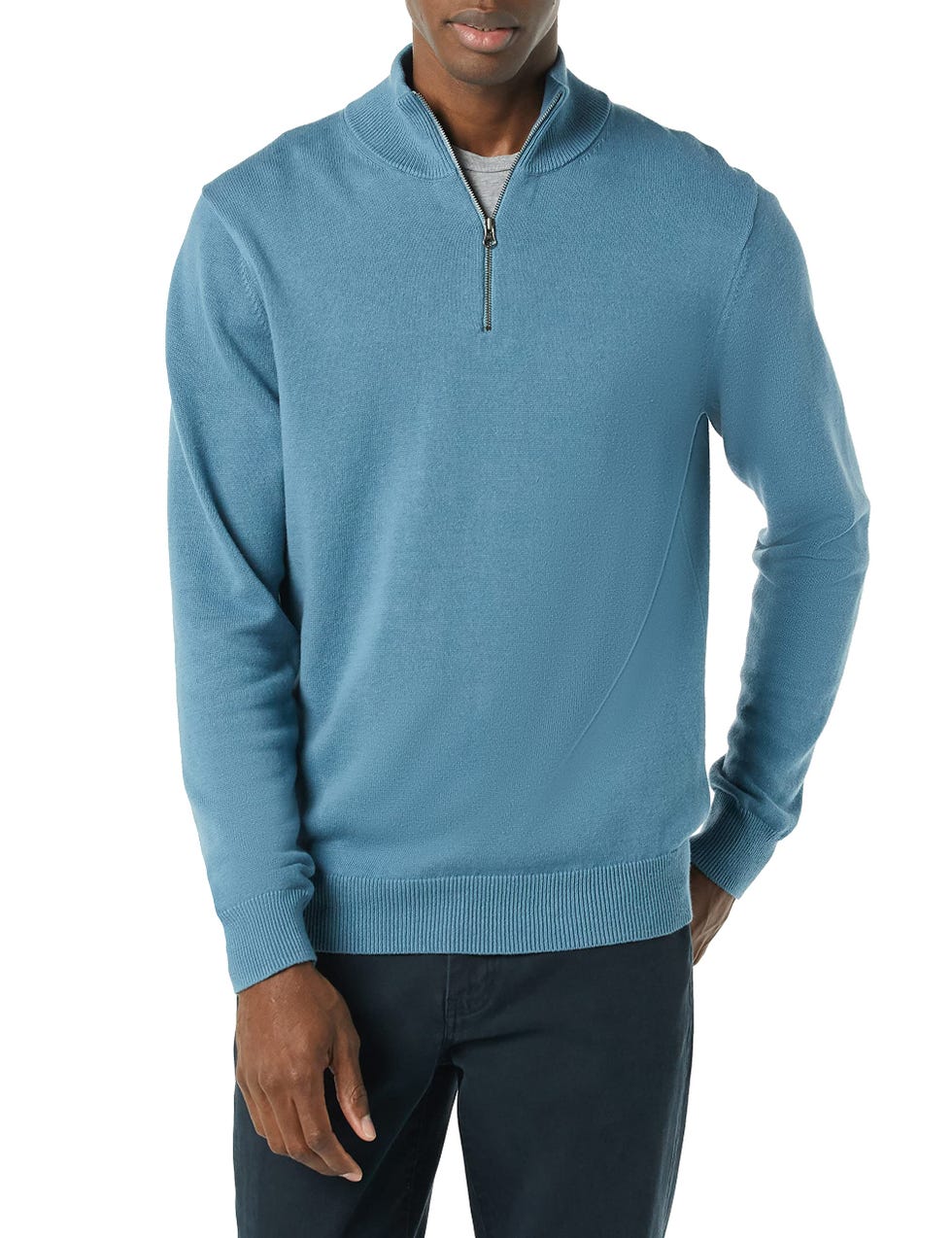 100% Cotton Quarter-Zip Sweater