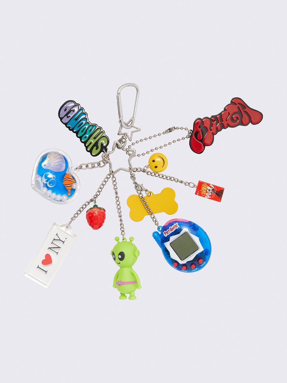 90s nostalgia keychain