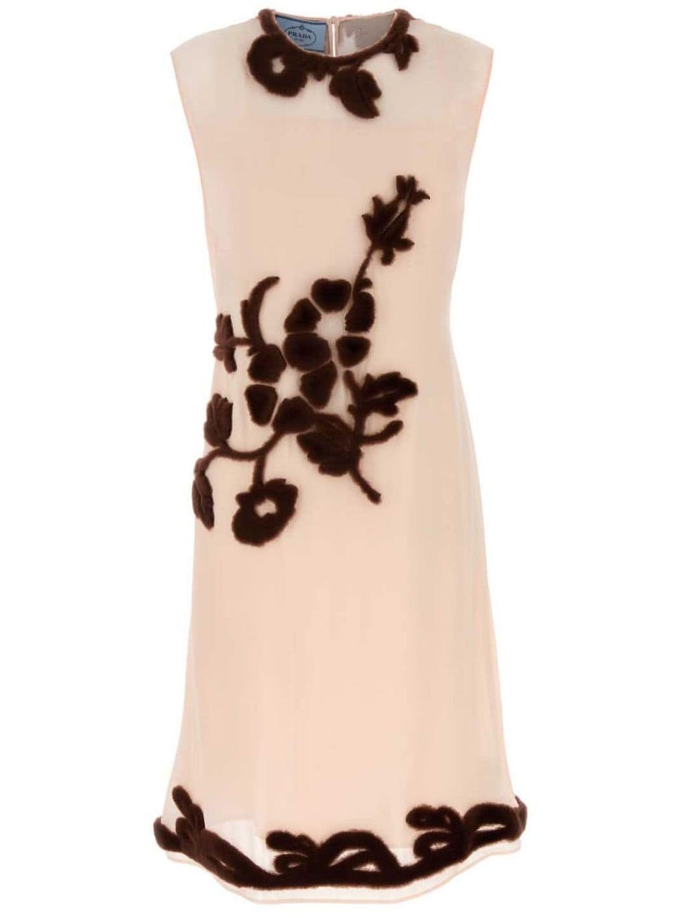 Floral-Embroidered Dress