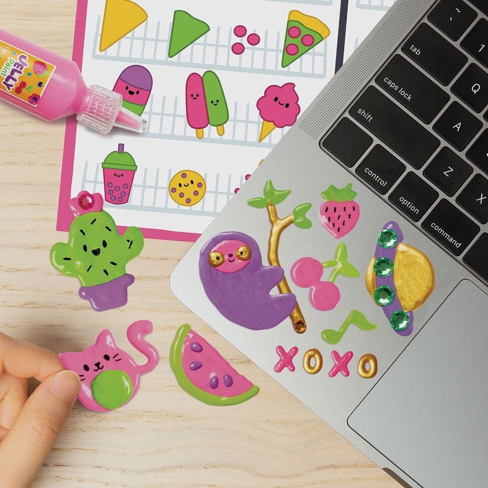 Paint & Peel Jelly Stickers Craft Kit Paint & Peel Jelly Stickers Craft Kit