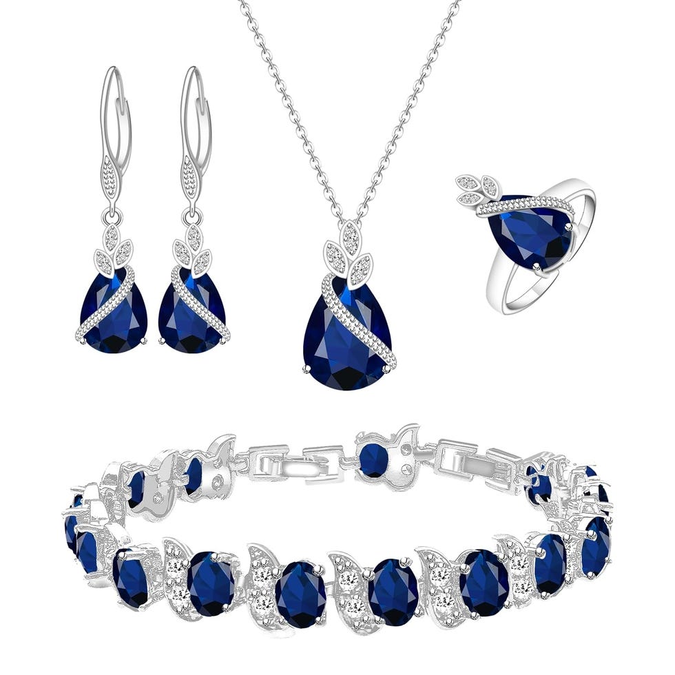 Sapphire Jewelry Set 