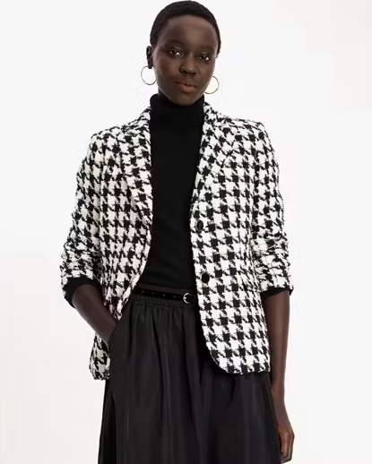 Houndstooth Avery Blazer