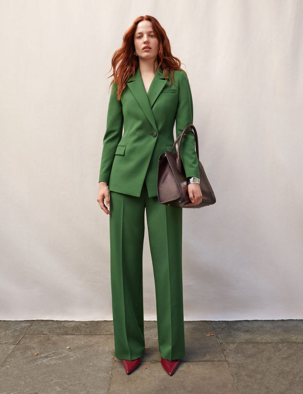 Tailored Single-Breasted Blazer