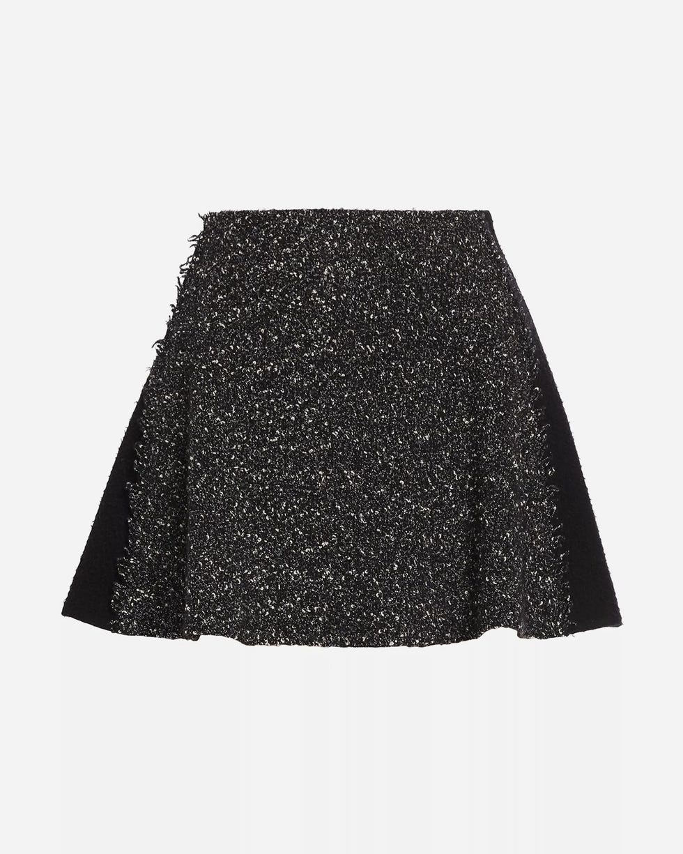 Elsie metallic tweed mini skirt