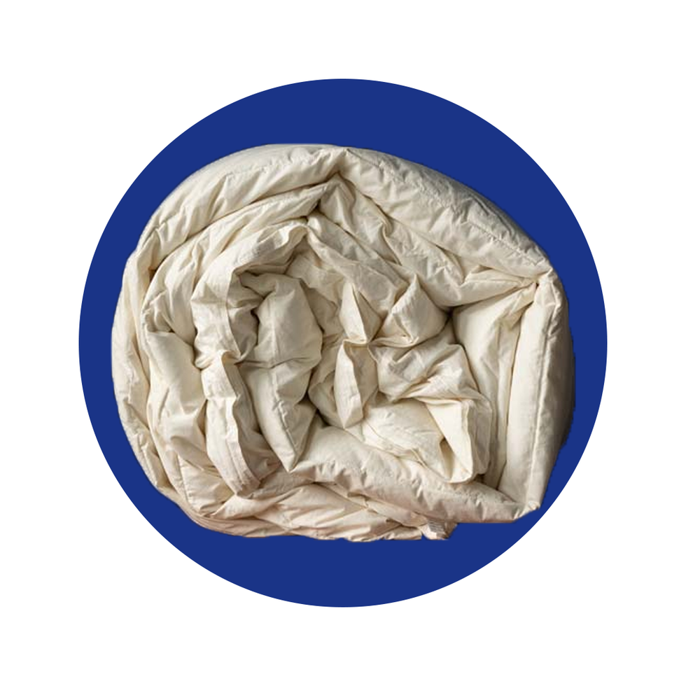 Organic Down Throw Blanket