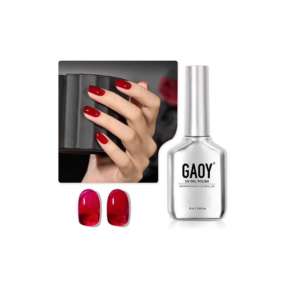 Gaoy Sheer Red Gel Nail Polish
