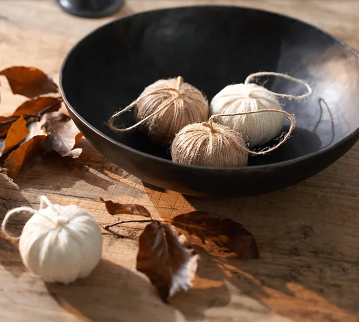  Jute Pumpkins – Set of 4