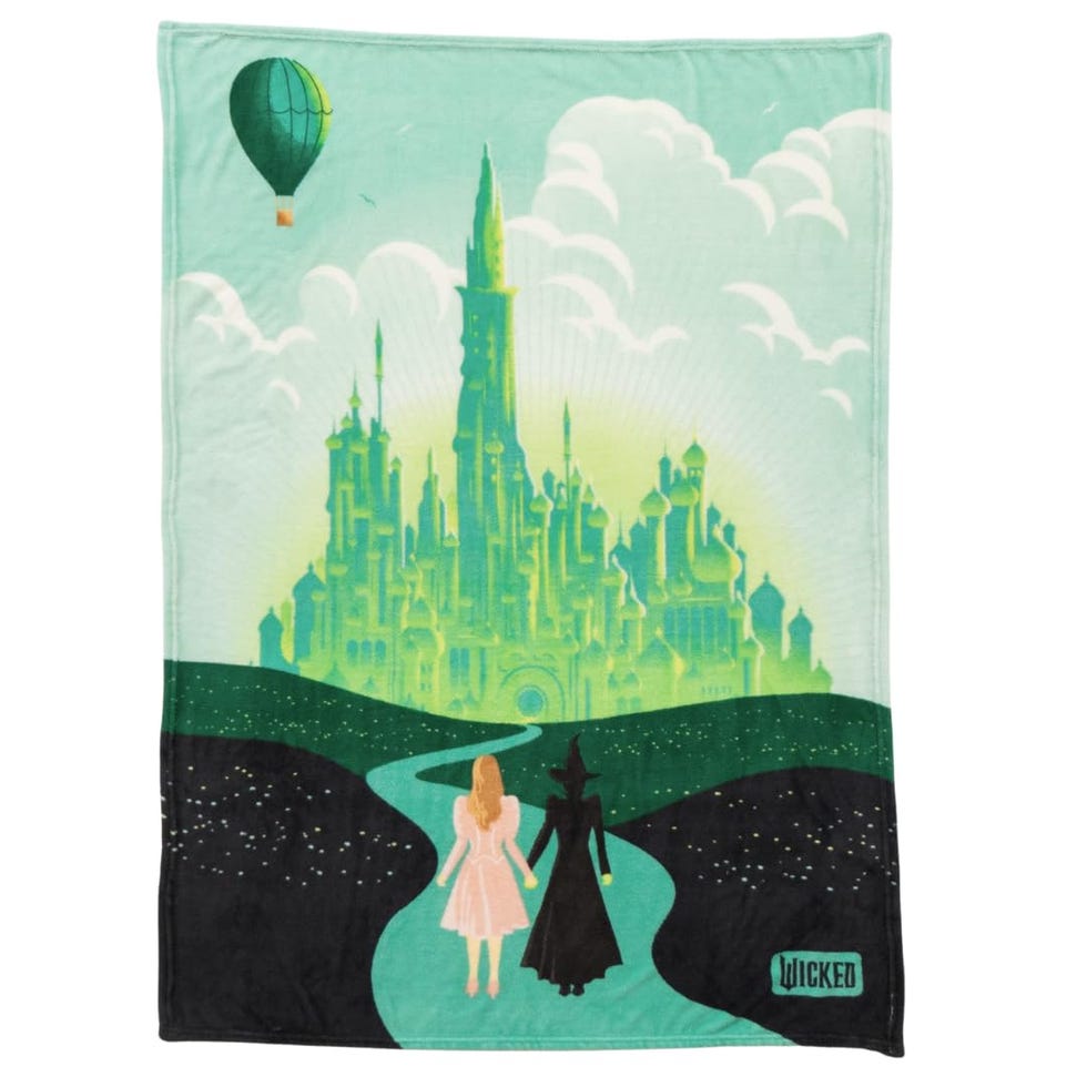 Wicked Elphaba and Glinda Cozy Throw
