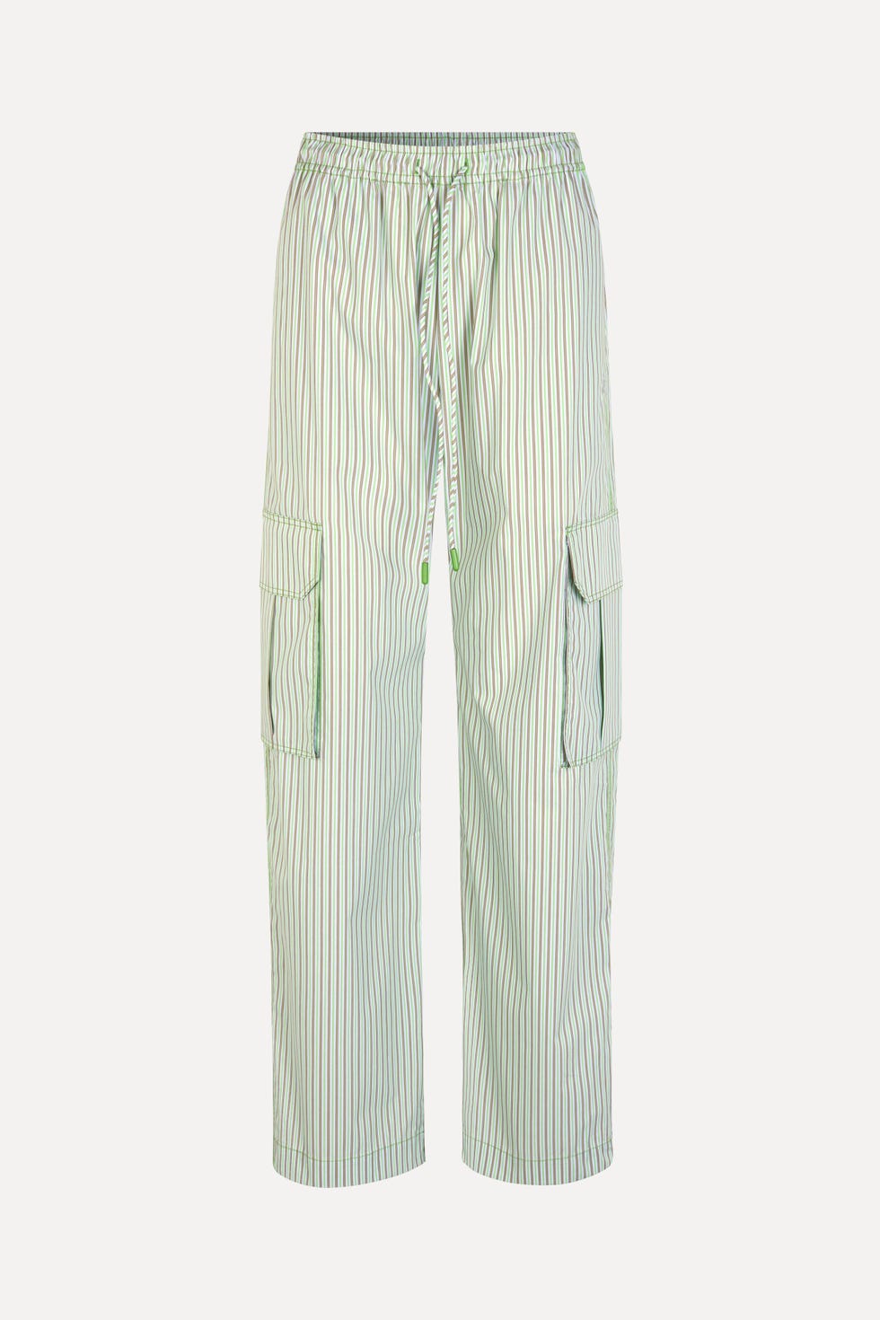Fatuna Pants in Green Stripes