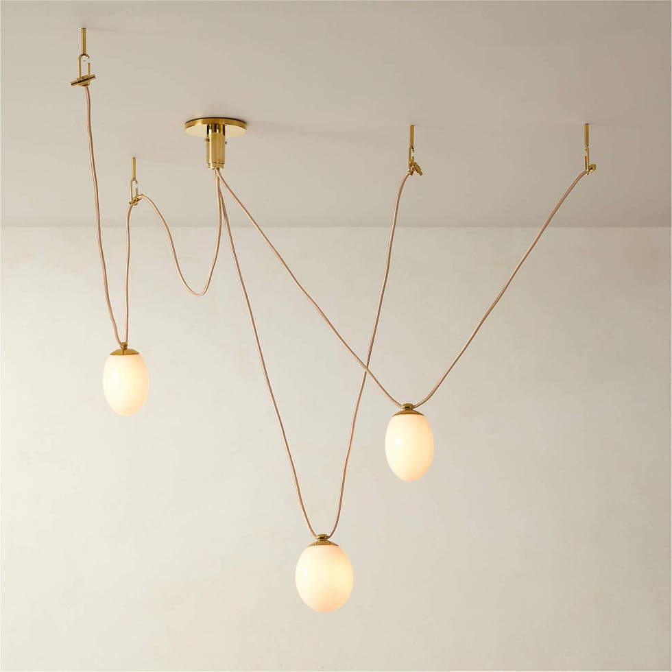 Augustine 3-Bulb Glass Chandelier by goop