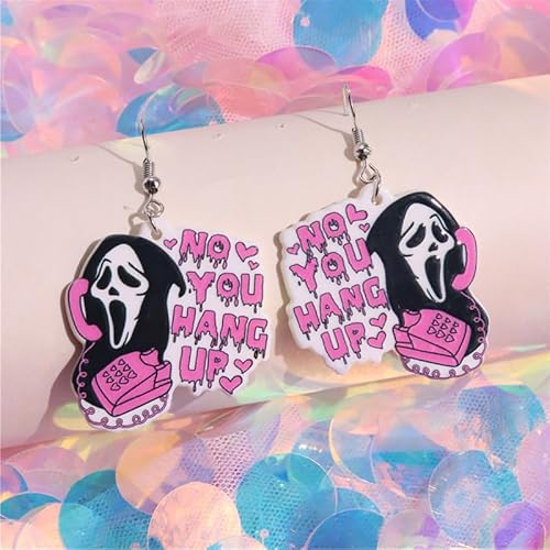 Ghost Acrylic Earrings 