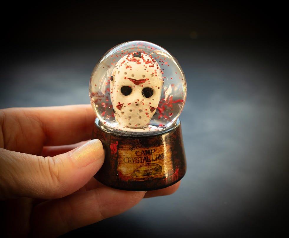 Camp Crystal Lake Snow Globe 