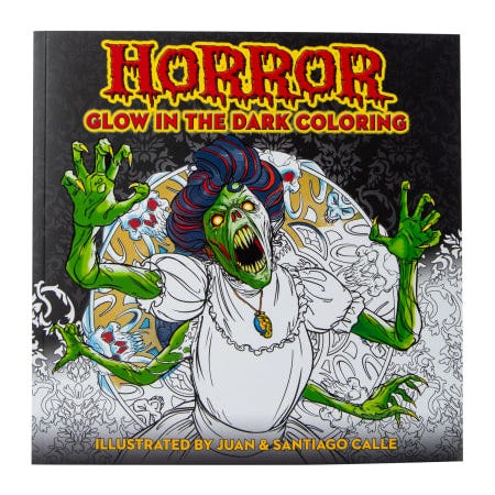Horror Glow in the Dark Coloring Book
