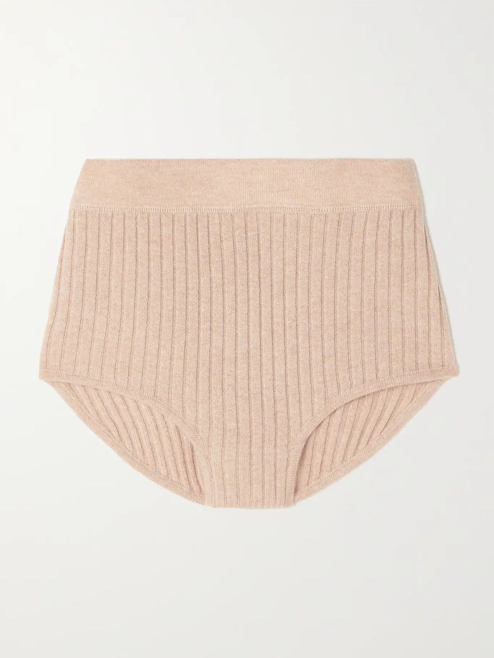 Coeur ribbed wool and cashmere-blend briefs