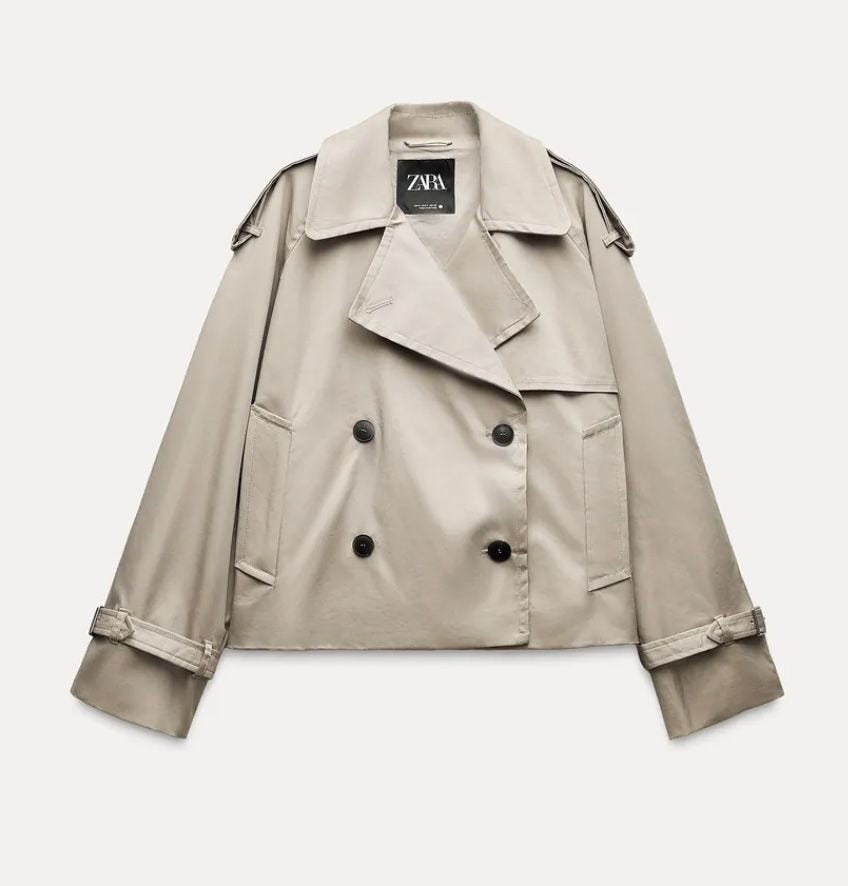 : Cazadora crop water repellent