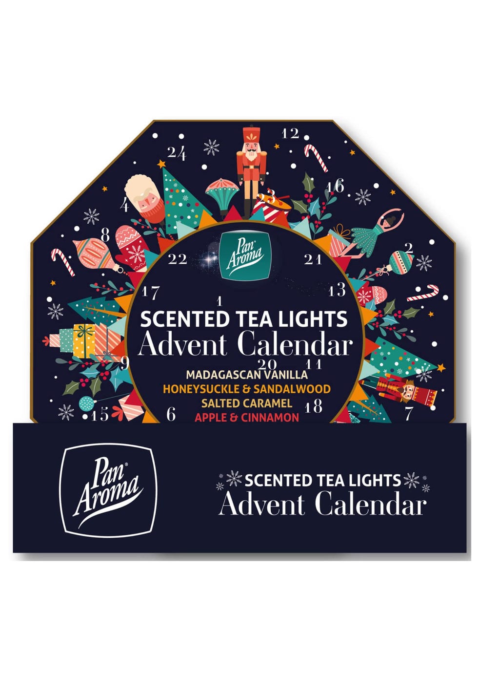 Aroma Scented Tea Lights Candle Advent Calendar 