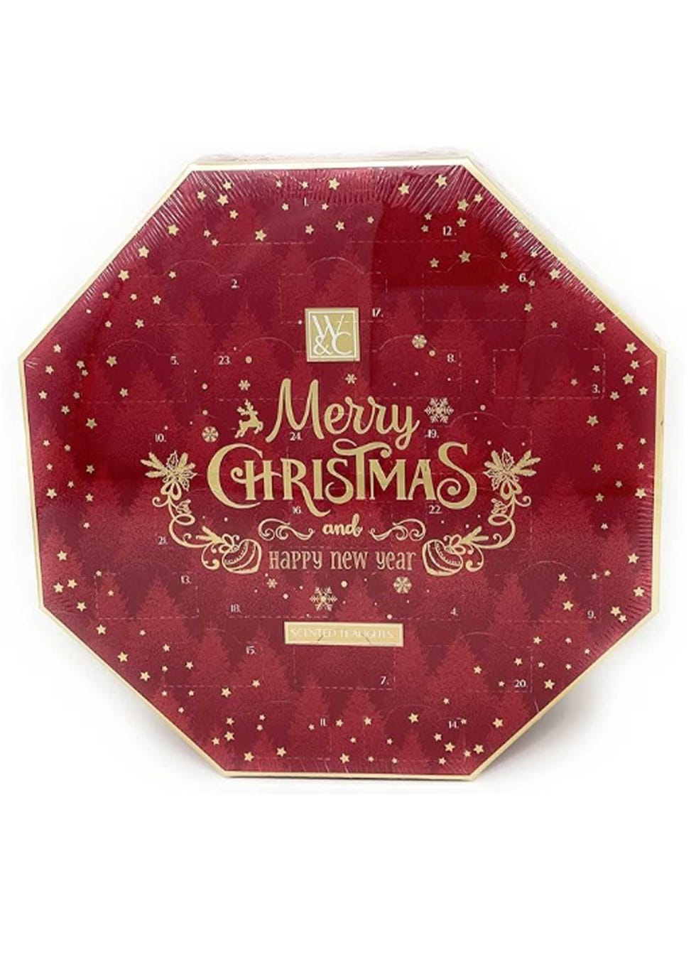 Seasonal Scents Advent Calendar With Tea Light & Votive Candles