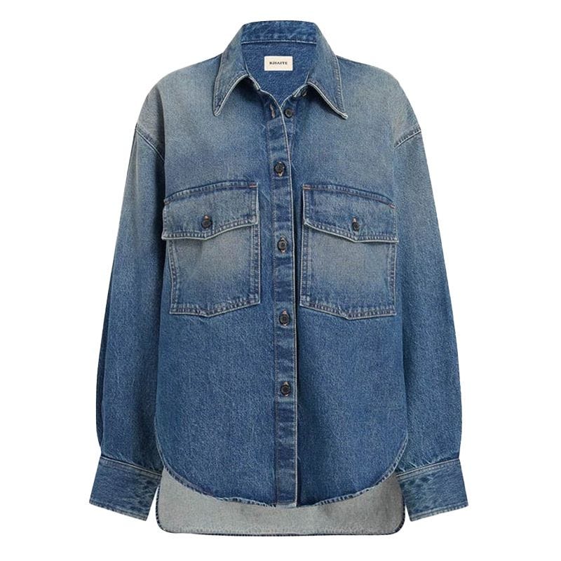 Mahmet Denim Button-Down Shirt