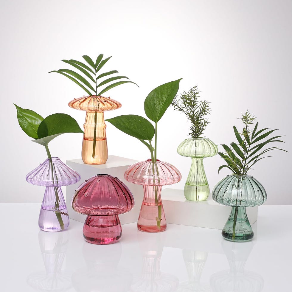 Mushroom Glass Vases