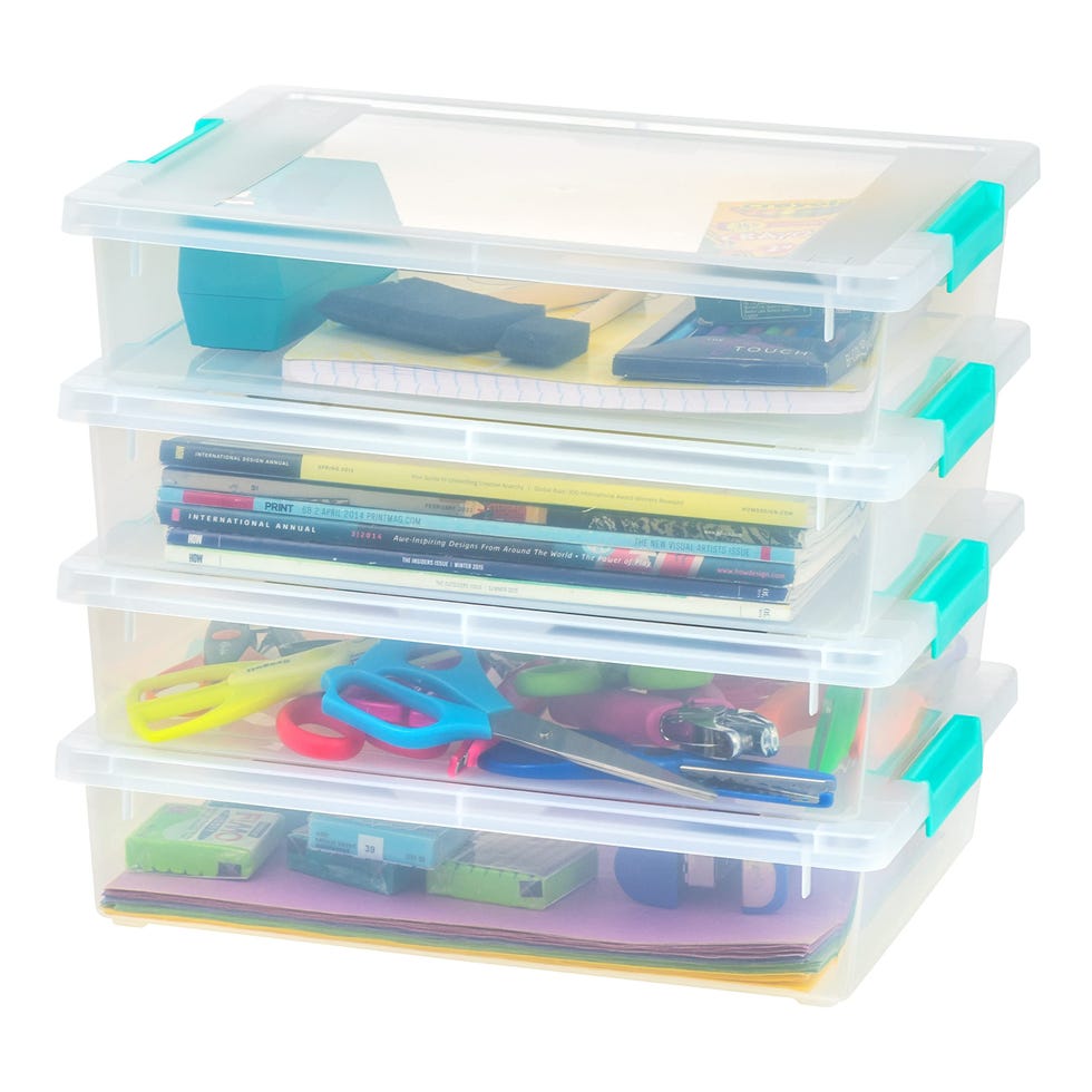  Plastic Storage Bins Containers with Lids