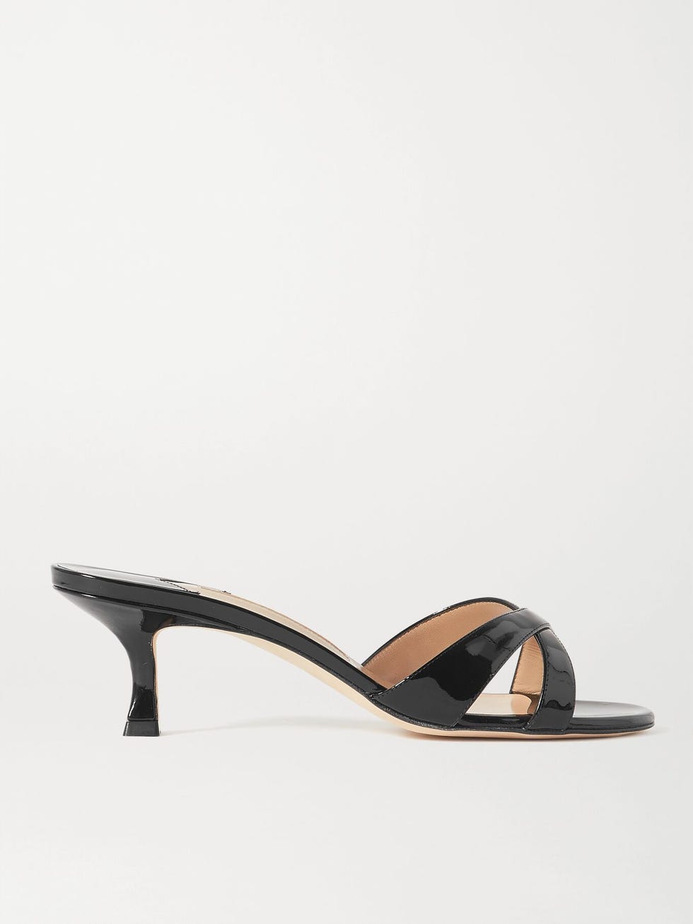 Callamu 50 Patent-Leather Mules