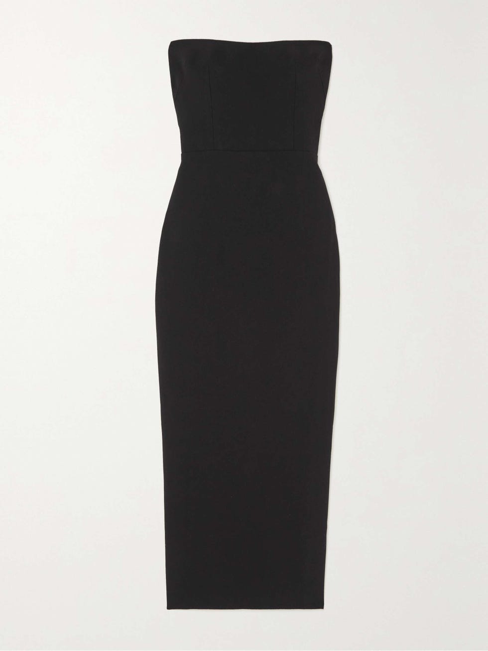 Callan Strapless Crepe Midi Dress