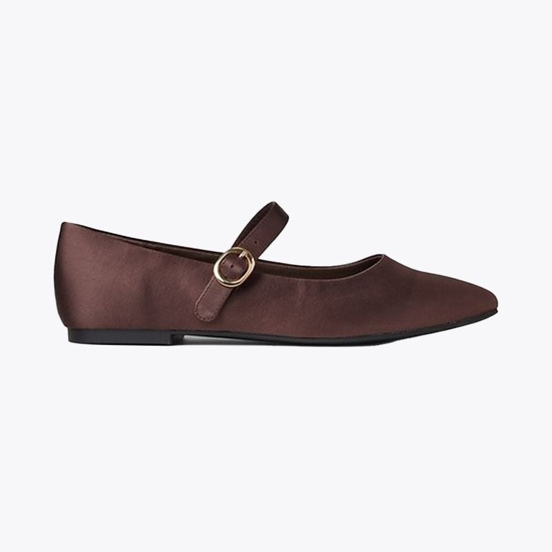 Satin Ballet Flats