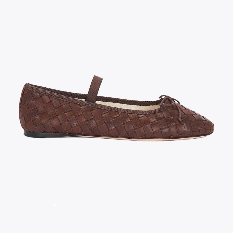 Leonie Espresso Flats