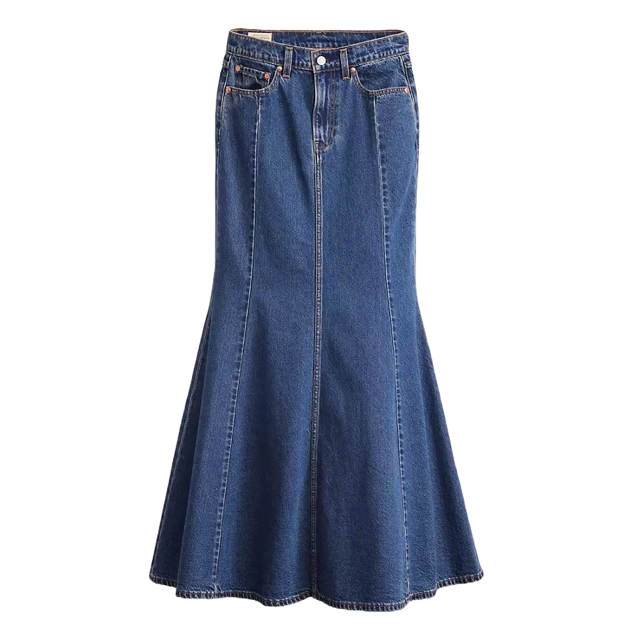 Mermaid Denim Skirt