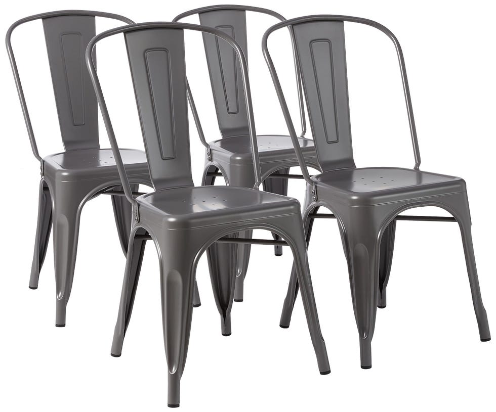 Sillas de comedor de metal
