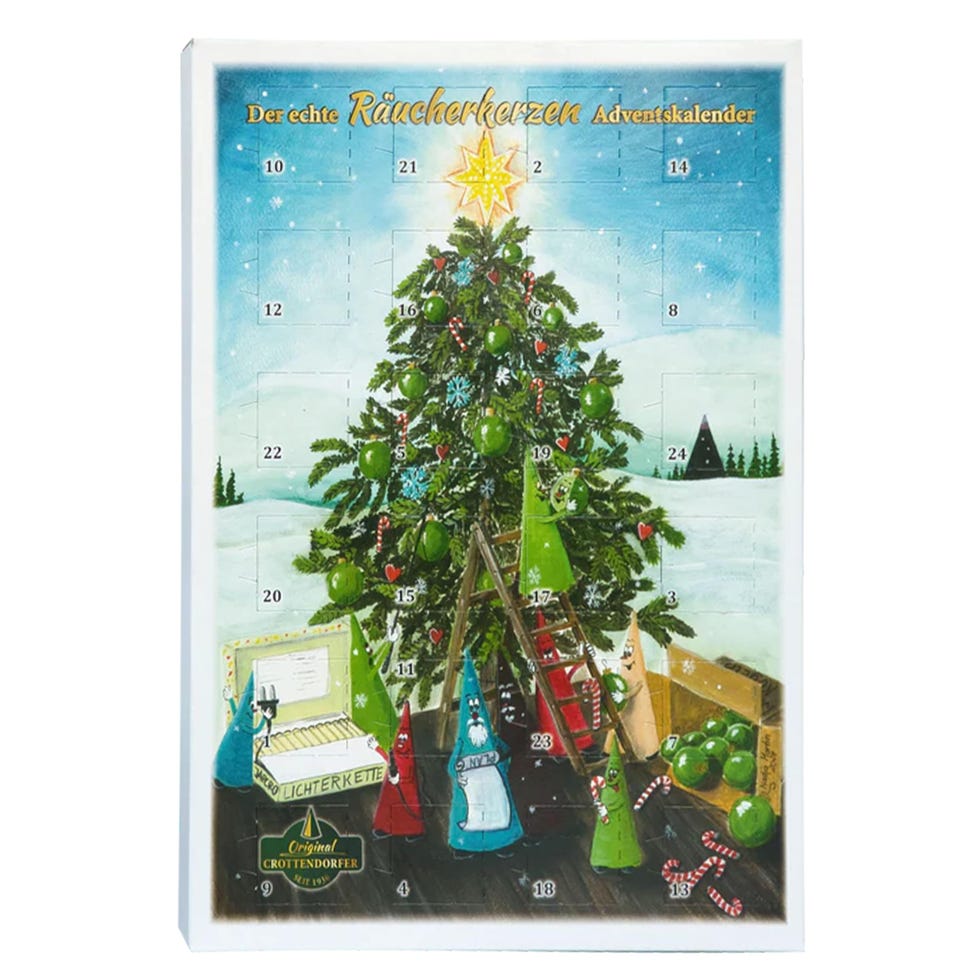 Calendario de Adviento con incienso