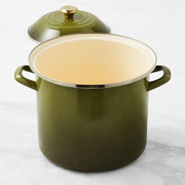 Enameled-Steel Stock Pot