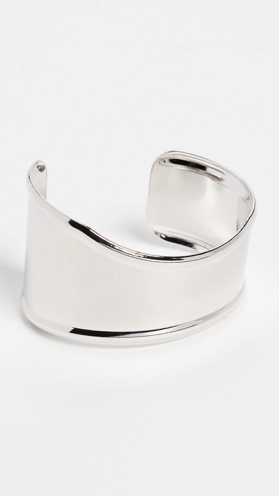 Ingekeepte, gebogen, brede armband