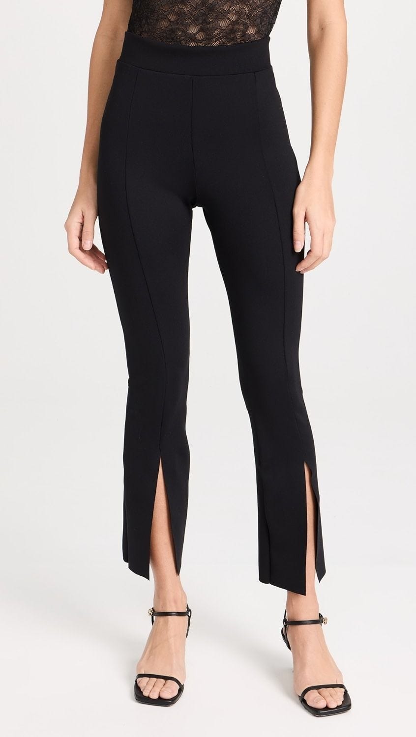 Neoprene 7/8 Split Front Pants  